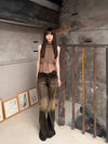 OUDE WAAG High-Neck Shirred Halter Vest OW-OW-25PF-TP03-KQ (YE420 Khaki) (OW-25SS-TP02 OW-25PF-TP03)